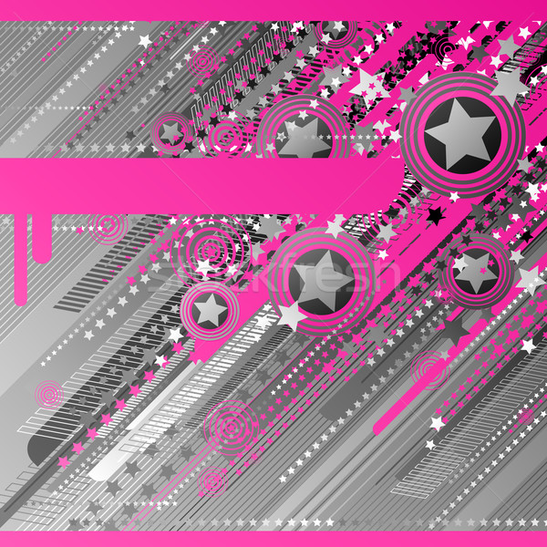 Abstrakten Design Sternen Disco Sterne Retro Stock foto © ussr