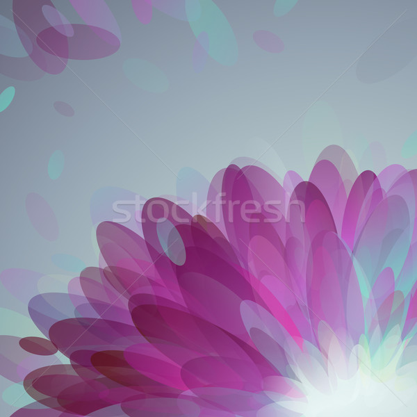 Stock foto: Abstrakten · lila · Blütenblätter · Glas · Hintergrund · Kunst