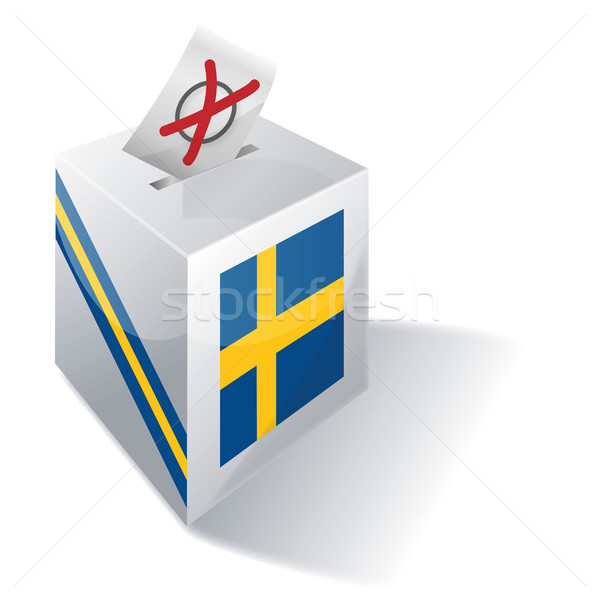 Ballot box Sweden Stock photo © Ustofre9