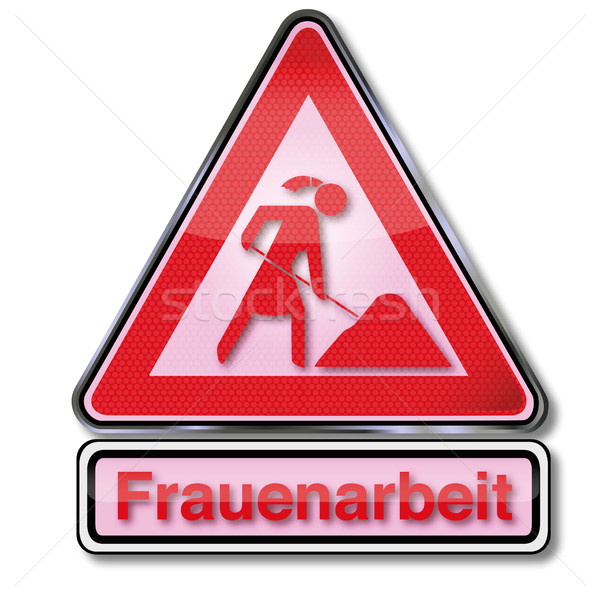 Bouclier travaux famille droit temps travailleur [[stock_photo]] © Ustofre9