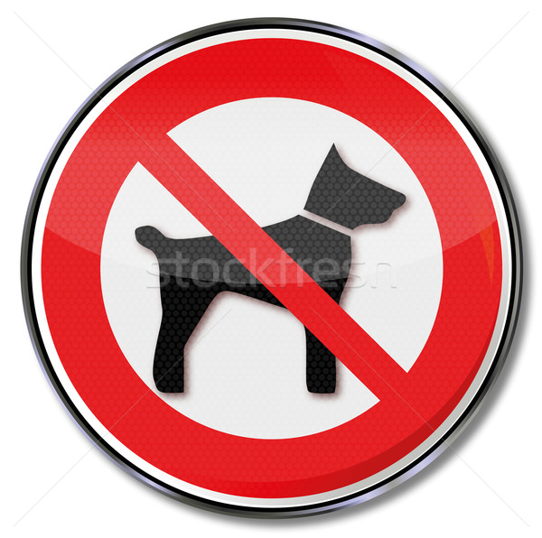 Verbot Zeichen Hunde nicht erlaubt Business Stock foto © Ustofre9