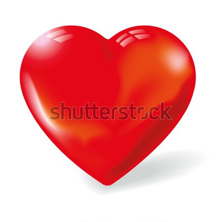 Red heart Stock photo © Ustofre9