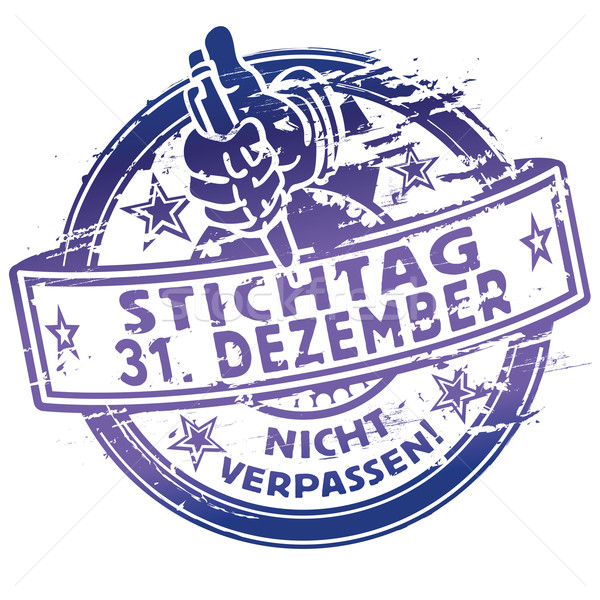 Rubber stamp date December 31 Stock photo © Ustofre9