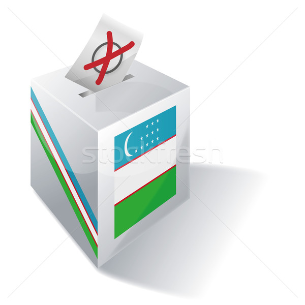 Ballot box Uzbekistan Stock photo © Ustofre9