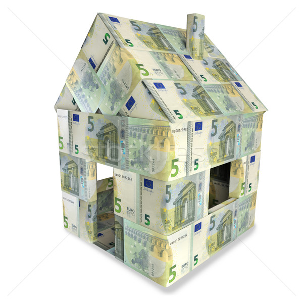 House made of 5 Euro notes Stock photo © Ustofre9
