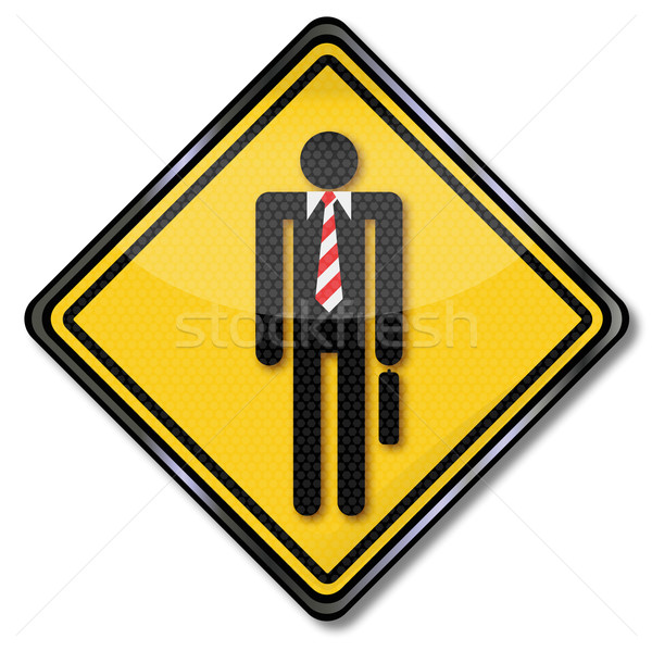 Sign manager and men's fashion Stock photo © Ustofre9