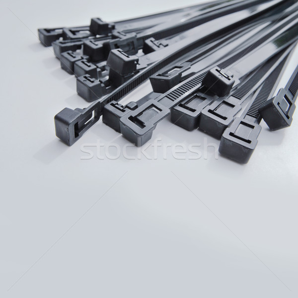 Black cable ties Stock photo © Ustofre9