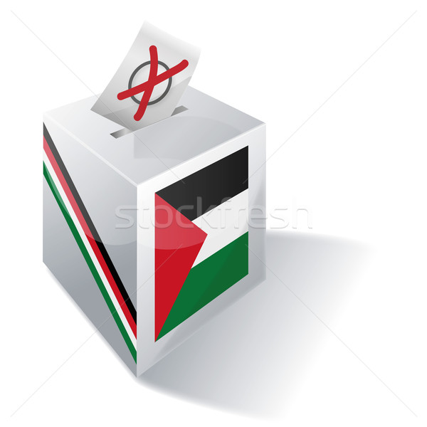 Ballot box Palestine Stock photo © Ustofre9