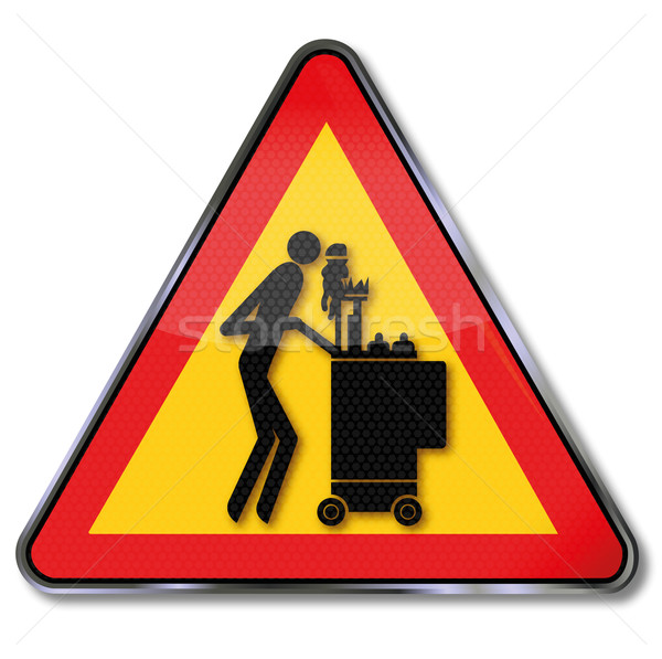 Sign cleaner and cleaning service Stock photo © Ustofre9