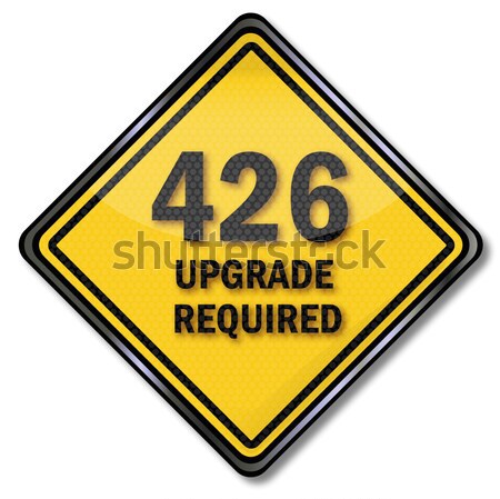 Computer sign 412 precondition failed Stock photo © Ustofre9