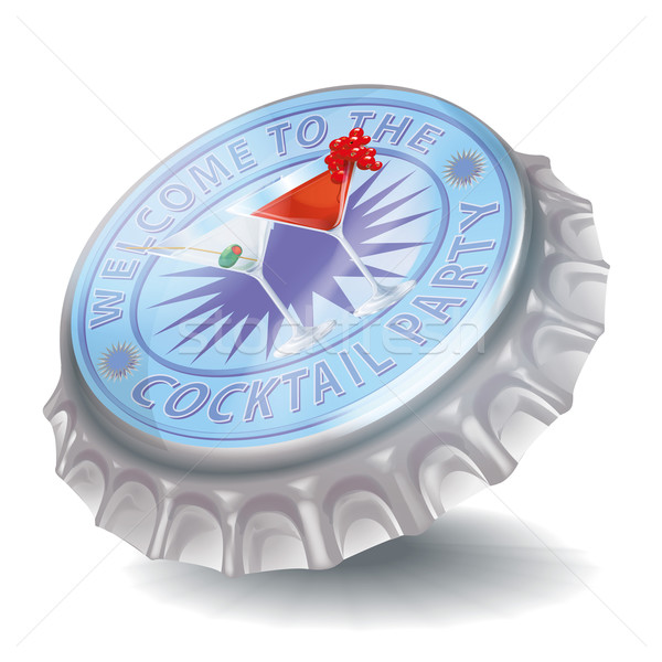 Bottle cap and cocktail party Stock photo © Ustofre9