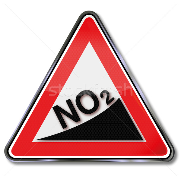 Sign NO2 increase and nitrogen dioxide Stock photo © Ustofre9