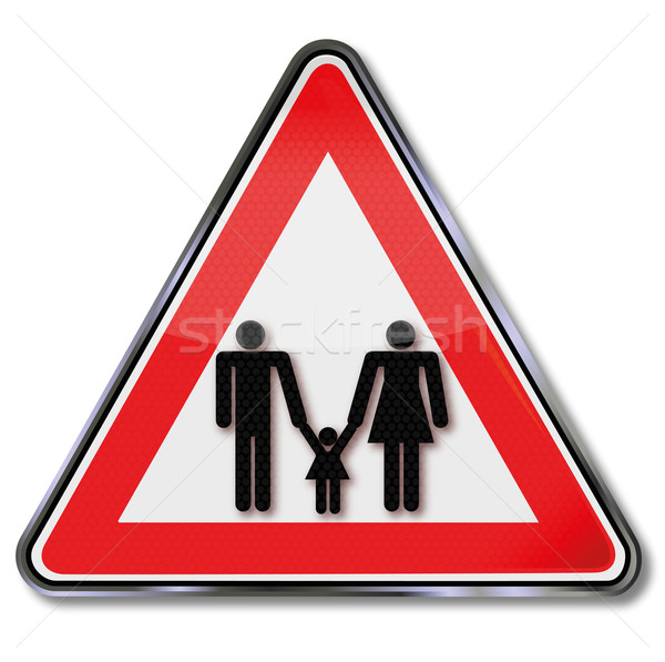 Sign family, fertility and family policy Stock photo © Ustofre9