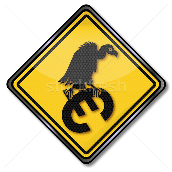Sign euro and vultures Stock photo © Ustofre9