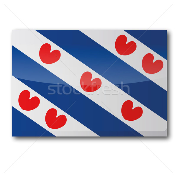Flag Friesland Stock photo © Ustofre9