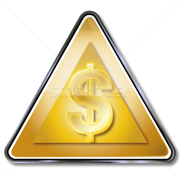 Golden dollar sign Stock photo © Ustofre9