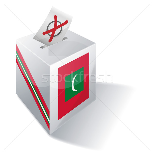 Ballot box Maldives Stock photo © Ustofre9