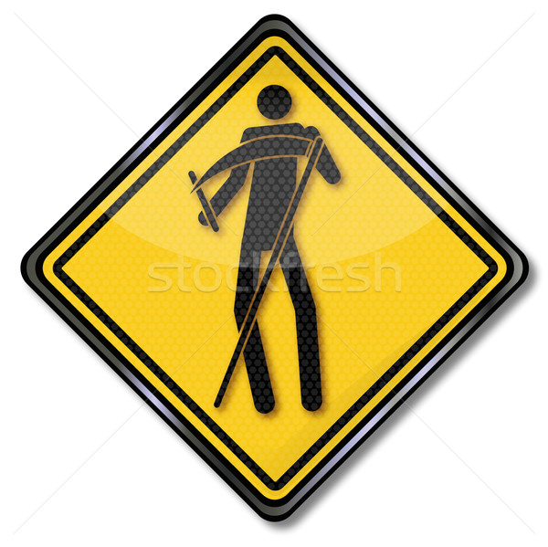 Sign with grim reaper Stock photo © Ustofre9