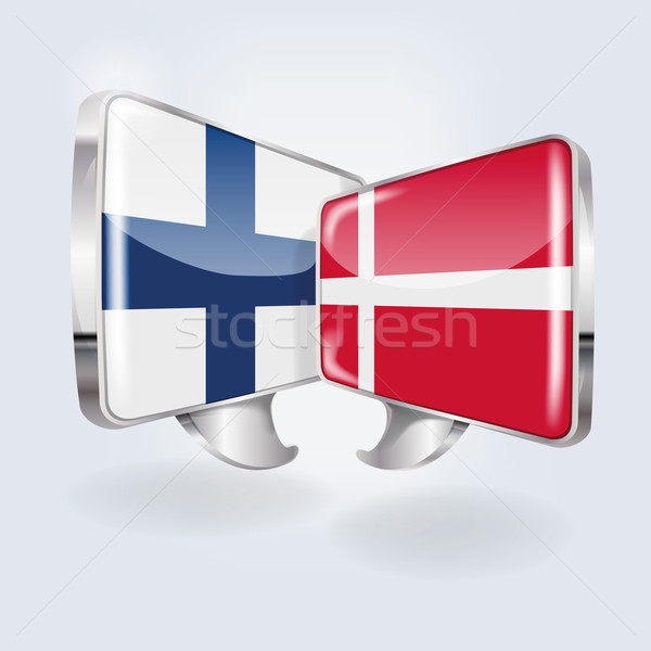 Bubbles and Speech in Finnish and Danish Stock photo © Ustofre9