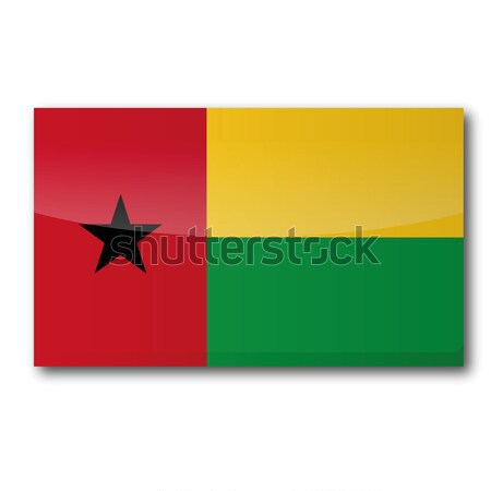 Bandeira mapa África preto país botão Foto stock © Ustofre9
