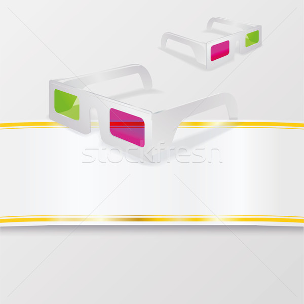 3D glasses and band Stock photo © Ustofre9