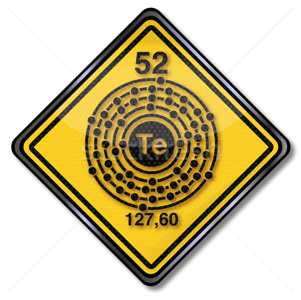 Sign chemistry character tellurium Stock photo © Ustofre9