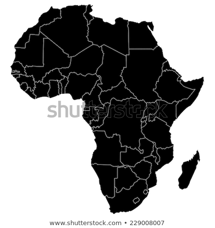 Africa Map With Kenya Stock Photo C Udo Schotten Ustofre9