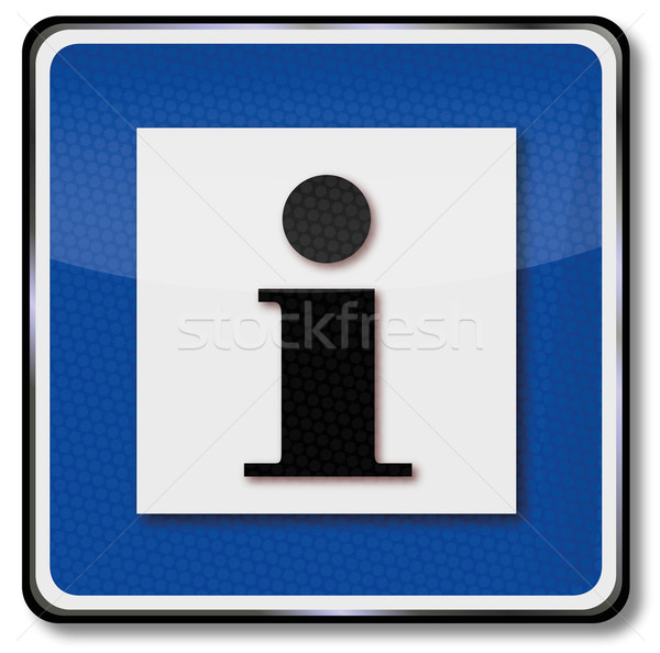 Traffic sign with specific information Stock photo © Ustofre9