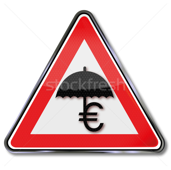 Sign euro and rescue Stock photo © Ustofre9