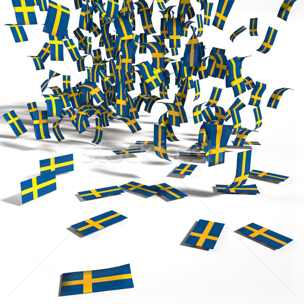 Many leaflets and flags of Sweden  Stock photo © Ustofre9