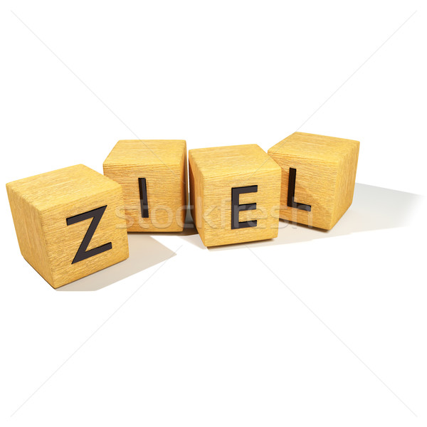 Stock photo: Dice with target