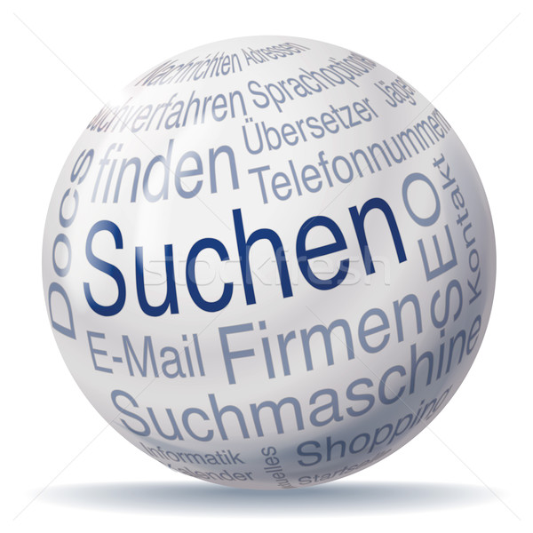 Ball with text searching Stock photo © Ustofre9