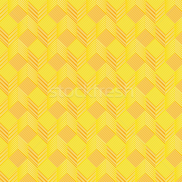 Yellow cubes on fabric pattern  Stock photo © Ustofre9