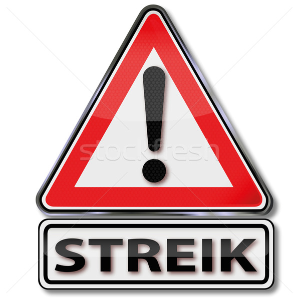 Sign attention strike Stock photo © Ustofre9