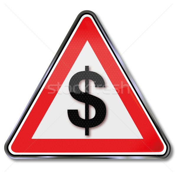 Kalkan dolar işareti iş işaretleri düğme satış Stok fotoğraf © Ustofre9