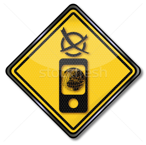 Stock photo: Sign gps and geocaching