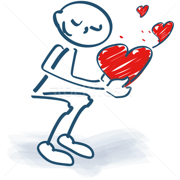 商业照片: 粘·爱· 红色 ·心·爱