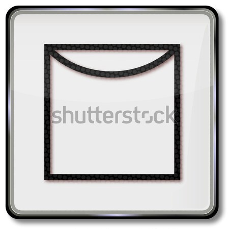 Textile care symbol dry clothes on the clothes line Stock photo © Ustofre9