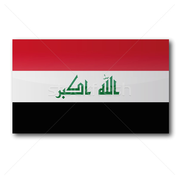 Gomb Irak térkép vidék térképek ikon Stock fotó © Ustofre9