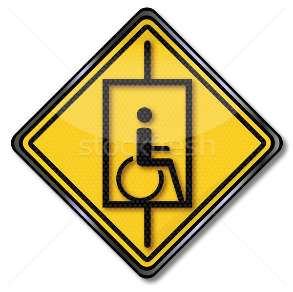 Sign lift for wheelchair users  Stock photo © Ustofre9