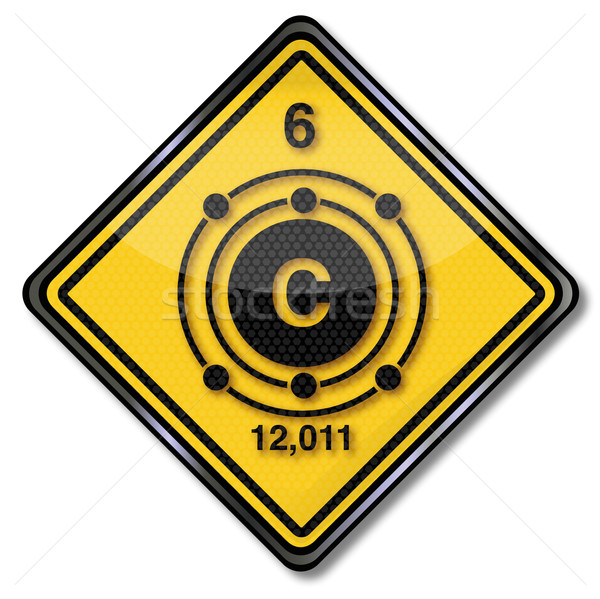 Sign chemistry character carbon  Stock photo © Ustofre9
