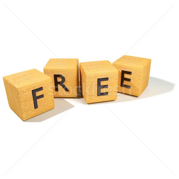 Dice, be free and its for free Stock photo © Ustofre9