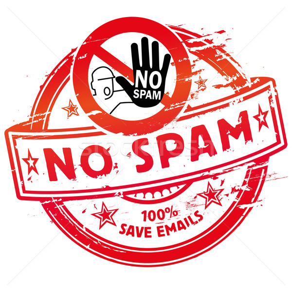 Rubber stamp no spam Stock photo © Ustofre9