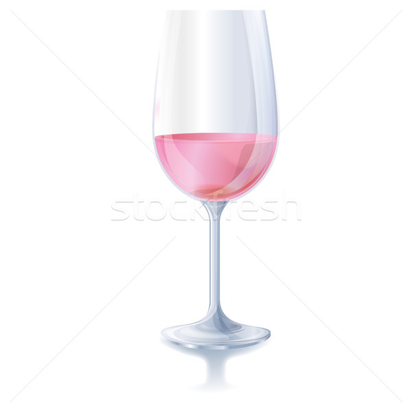 Vetro rosa bicchiere di vino vino salute sfondo Foto d'archivio © Ustofre9