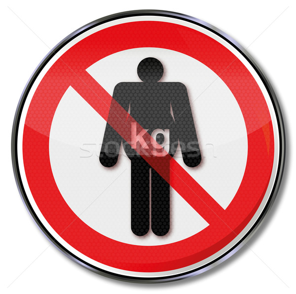 Sign finally lose weight Stock photo © Ustofre9