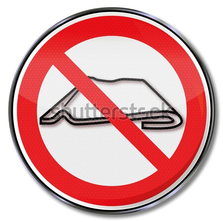 Prohibition sign please do not use staples and safety pins Stock photo © Ustofre9
