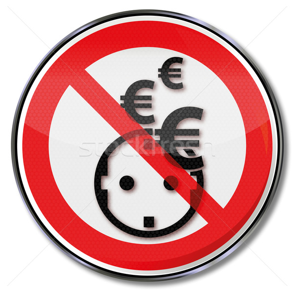 Sign, Euro, electricity, save power and energy systems Stock photo © Ustofre9
