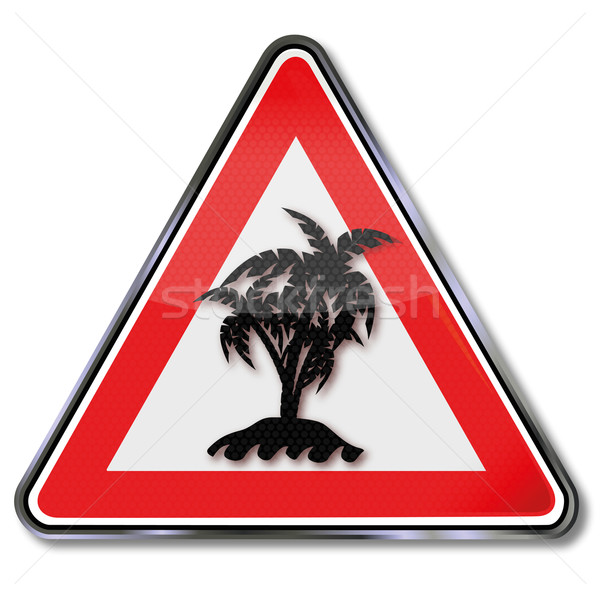 Shield small secluded palm island  Stock photo © Ustofre9