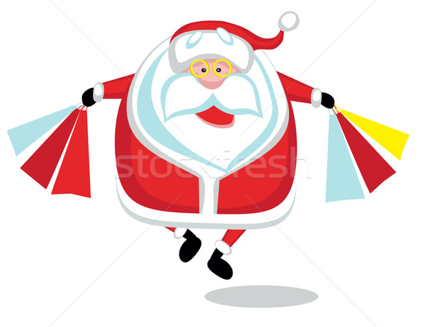 Santa shopping Stock photo © vadimmmus