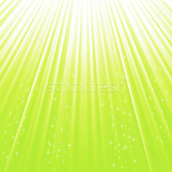 Vert star coloré illustration ordinateur été [[stock_photo]] © Valeo5